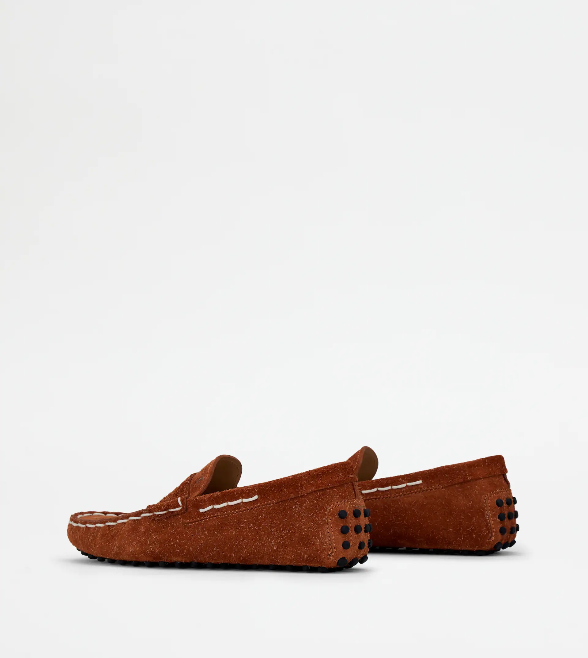 GOMMINO DRIVING SHOES IN SUEDE - BROWN - 4