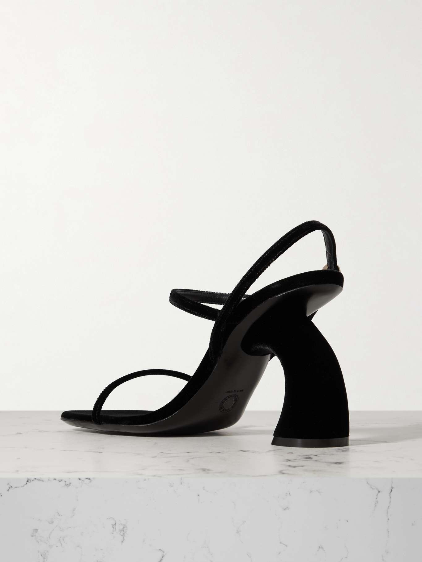 Velvet sandals - 3
