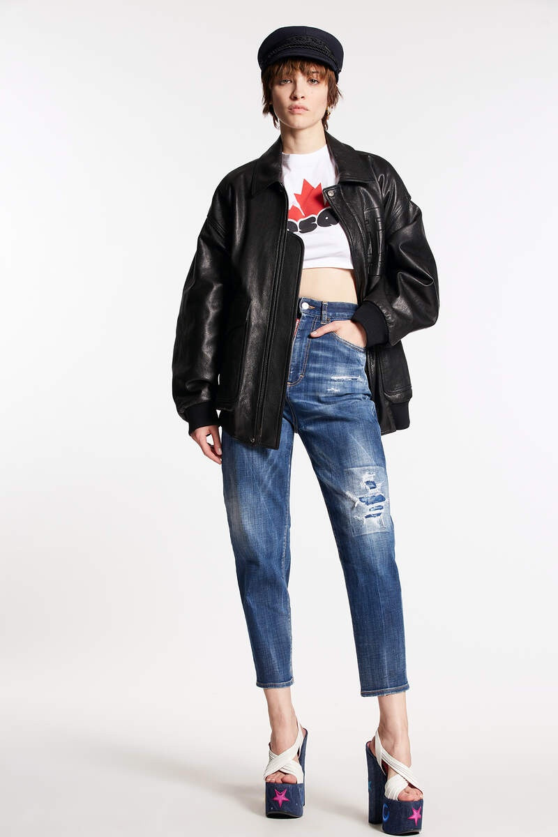 DARK RIPPED WASH SASOON JEANS 1