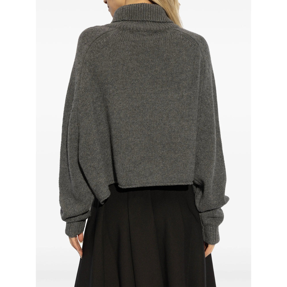 Lisa Yang Grey Knitwear - Jumpers Women - 4