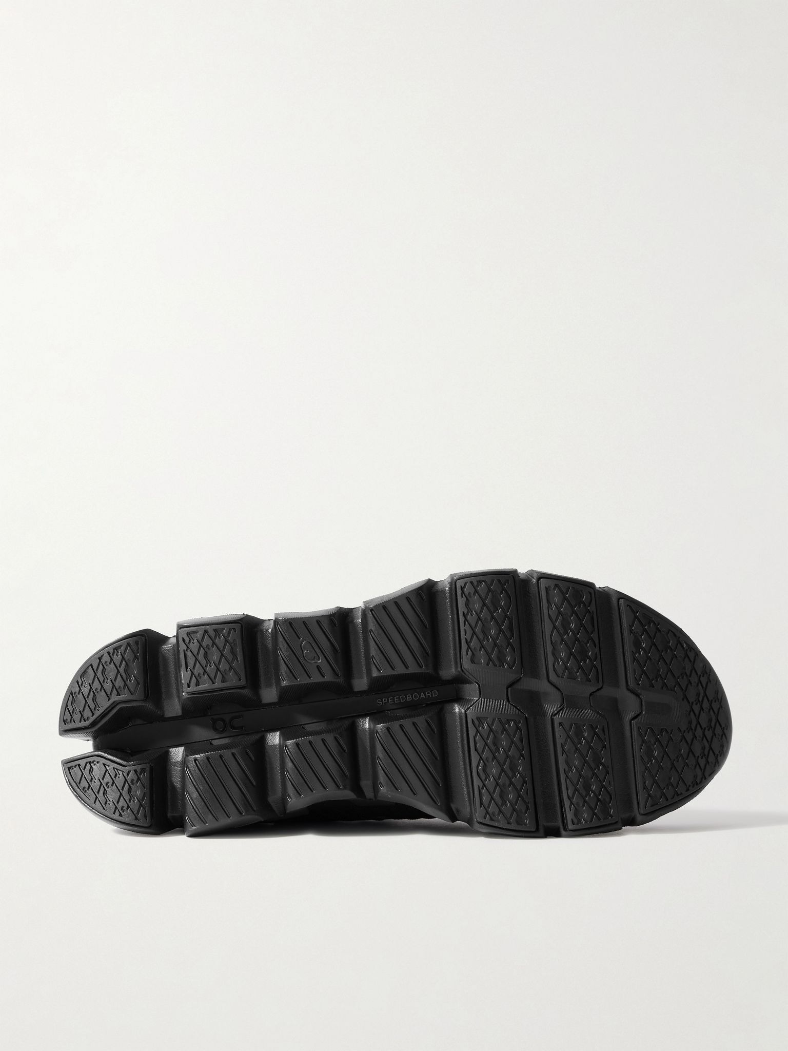 Cloudswift 4 Rubber-Trimmed Stretch-Knit Running Sneakers Black - 3