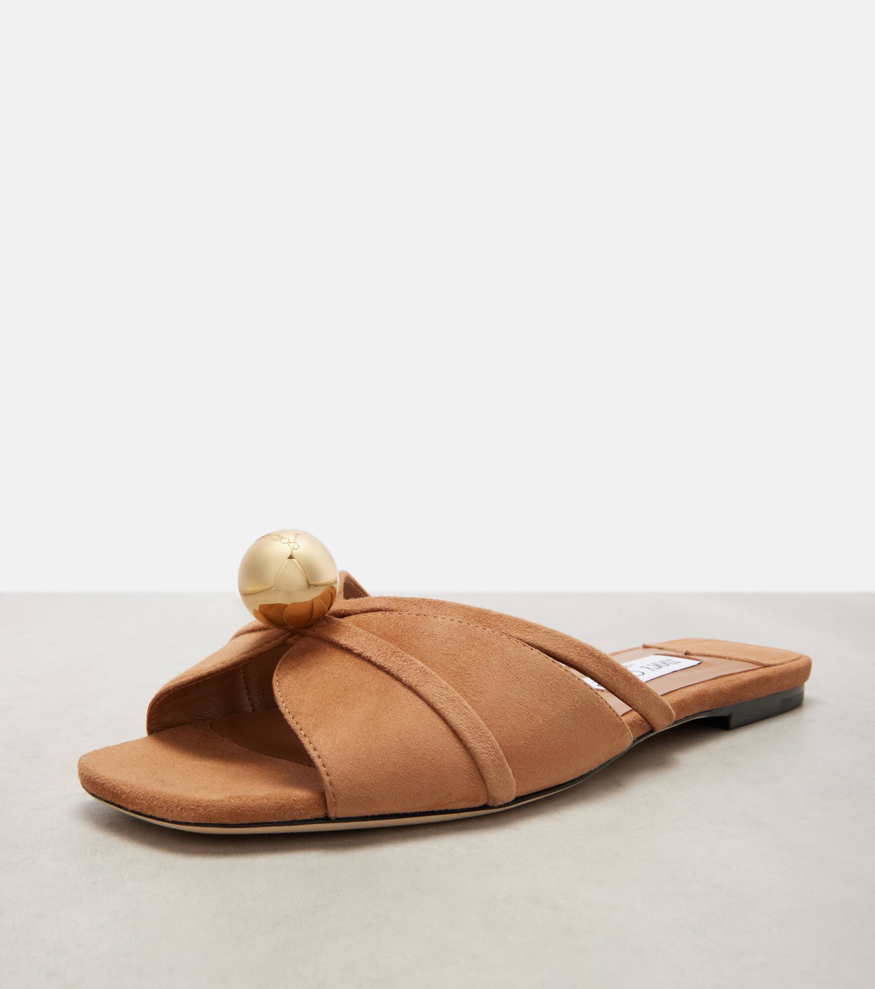 Siva suede slides - 5