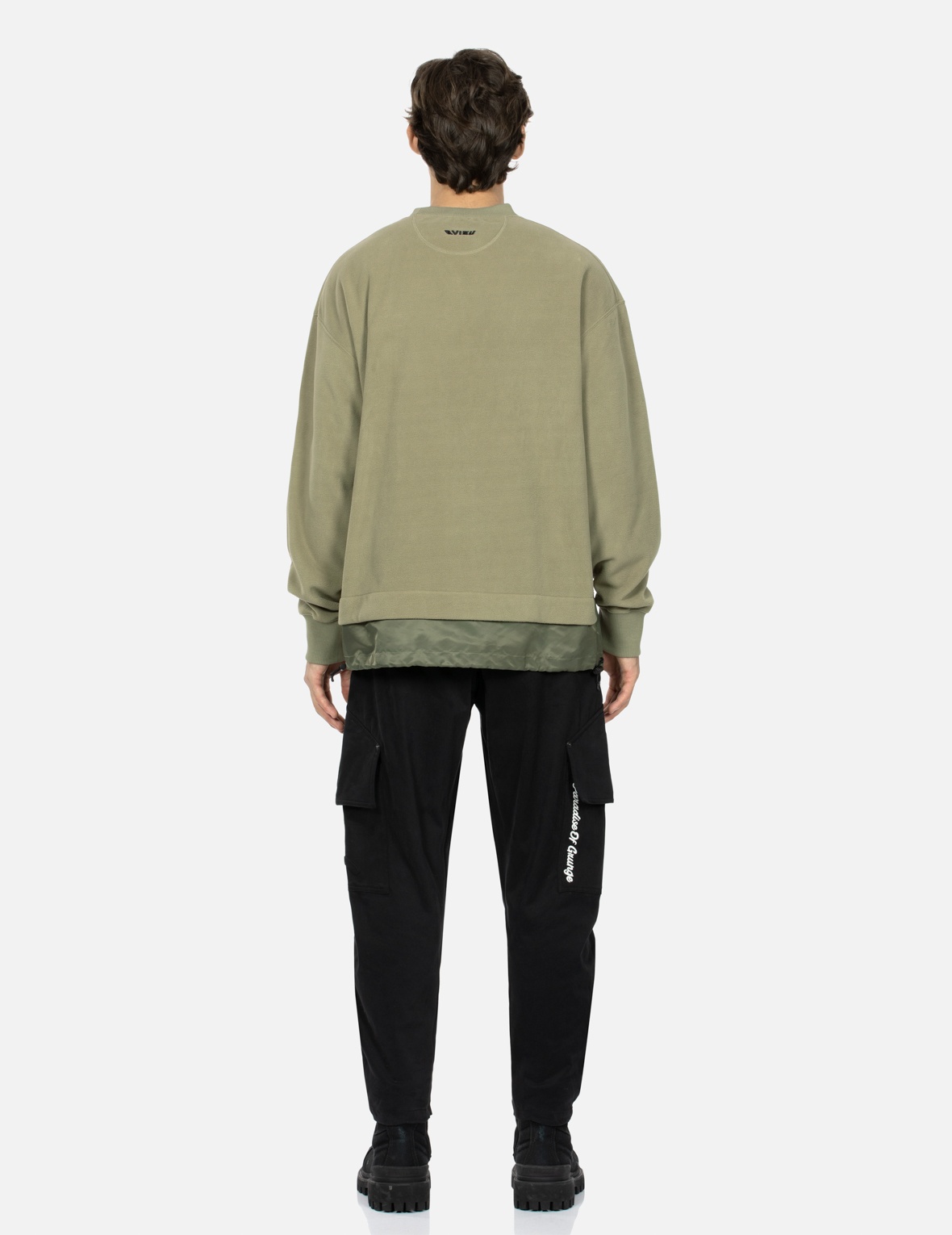 SLOGAN EMBROIDERY 3D FIT CARGO PANTS - 5