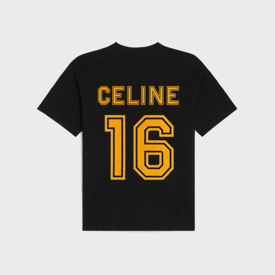 CELINE celine 16 loose T-shirt in cotton jersey outlook