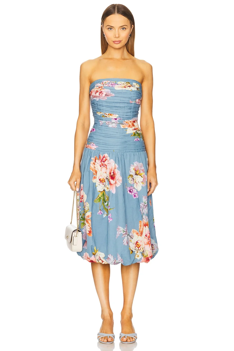 Ruched Midi Dress - 1