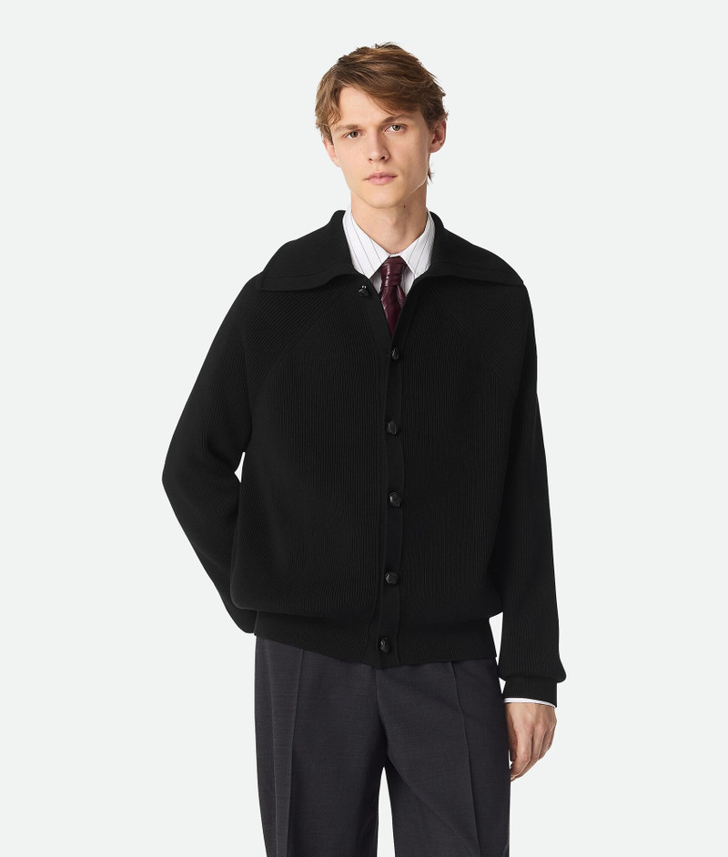 Cotton English Rib Cardigan 1