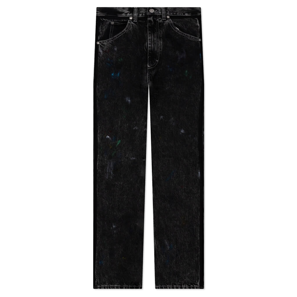 PANTS 5 POCKETS - WASHED BLACK - 1