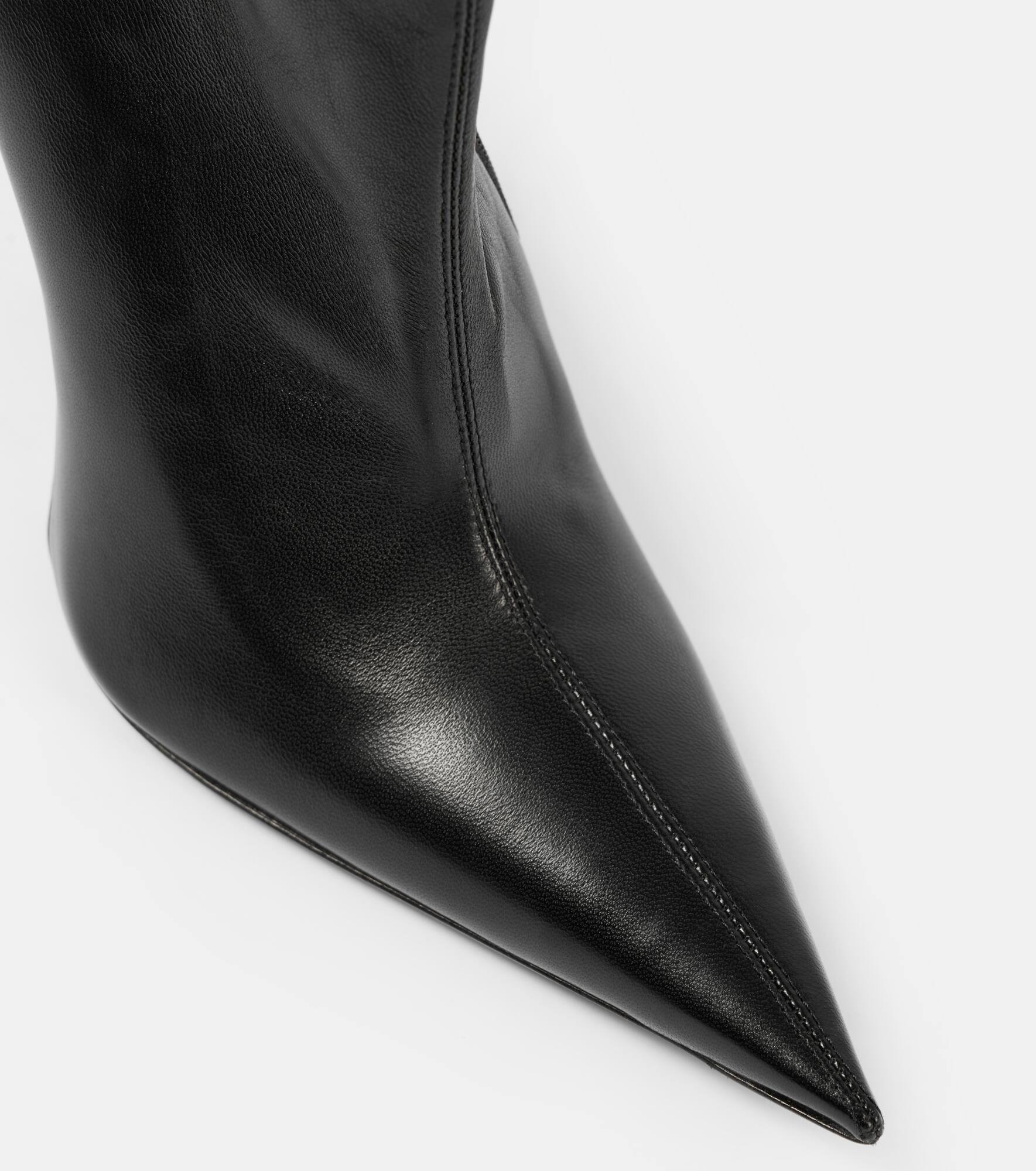 Avenue leather over-the-knee boots - 5