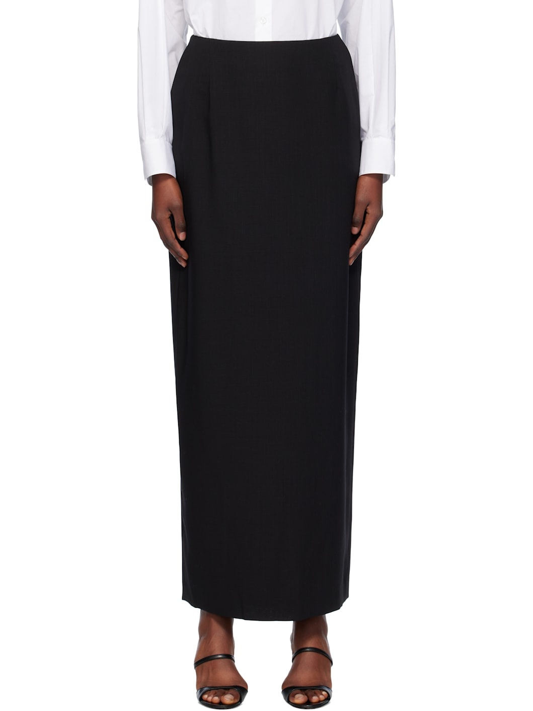 Black Valeria Maxi Skirt - 1