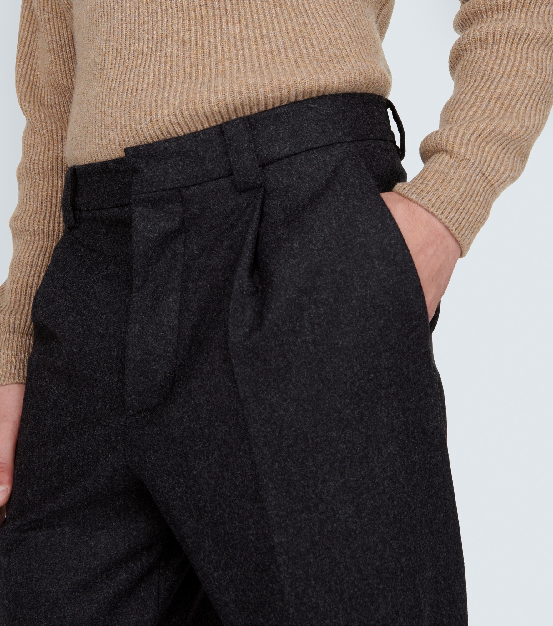 Straight wool pants - 5