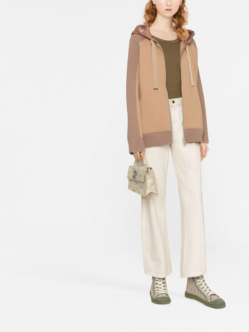 Herno hooded zip-up jacket outlook