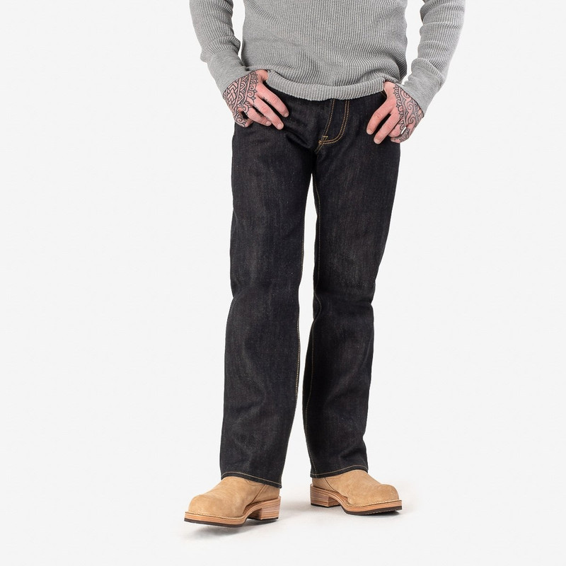 Iron Heart IH-634-XHS 25oz Selvedge Denim Straight Cut Jeans - Indigo outlook