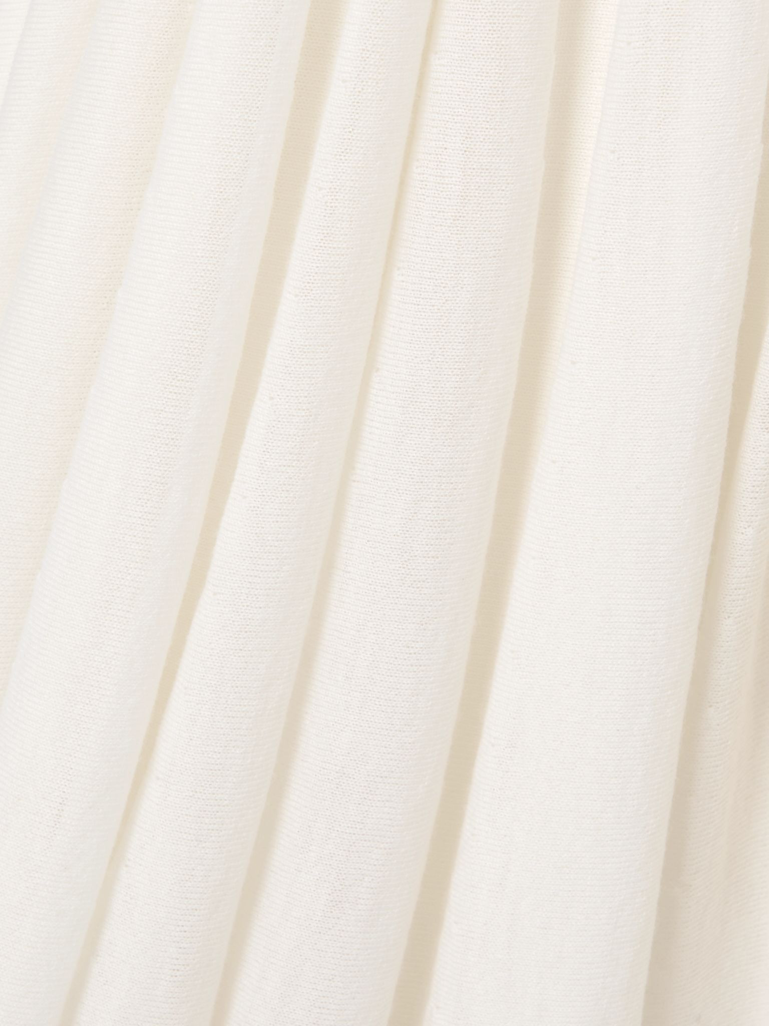 One-shoulder ribbed wool midi dress White - 4