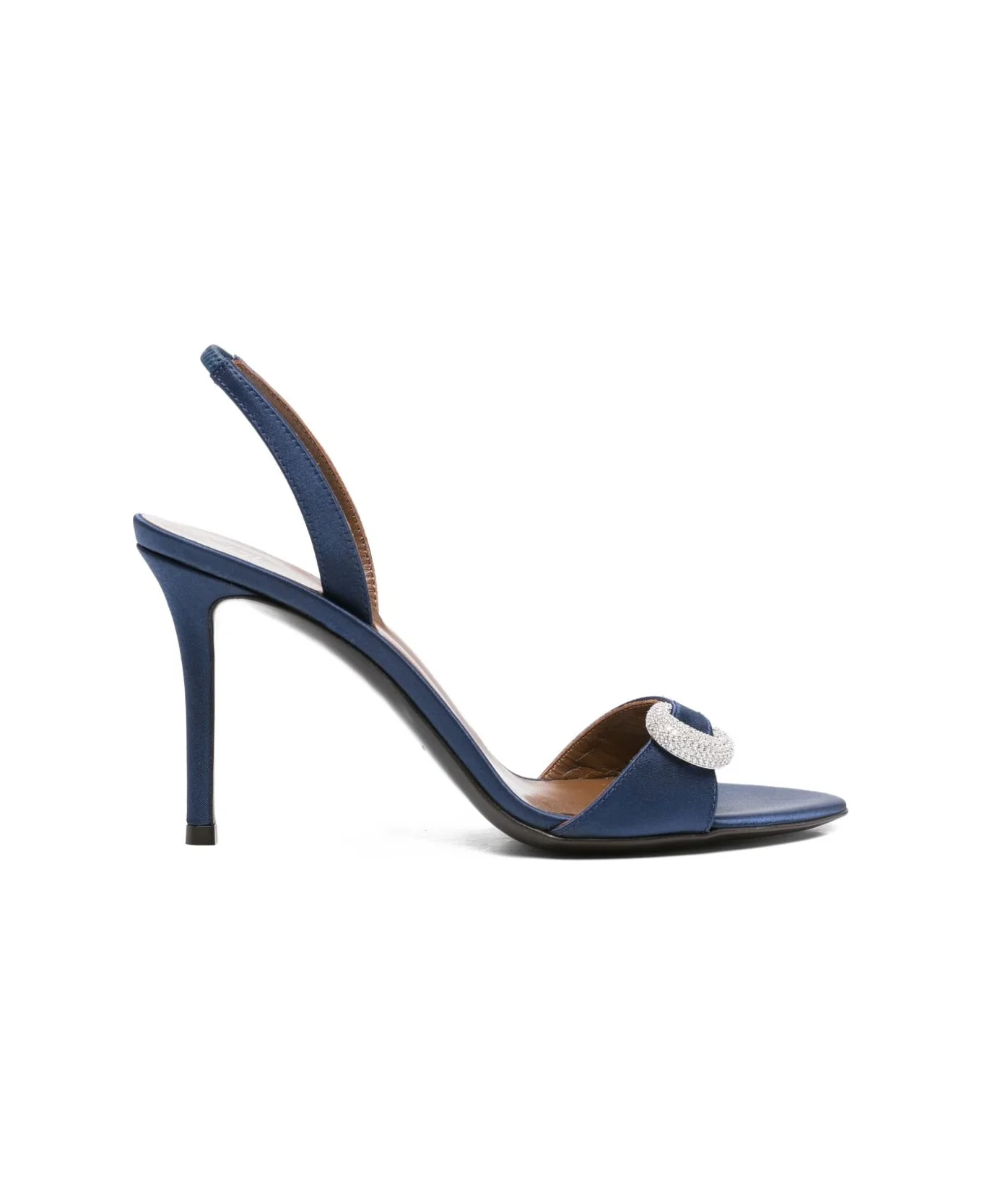 Clandestino Satin Heel Sandals - 1