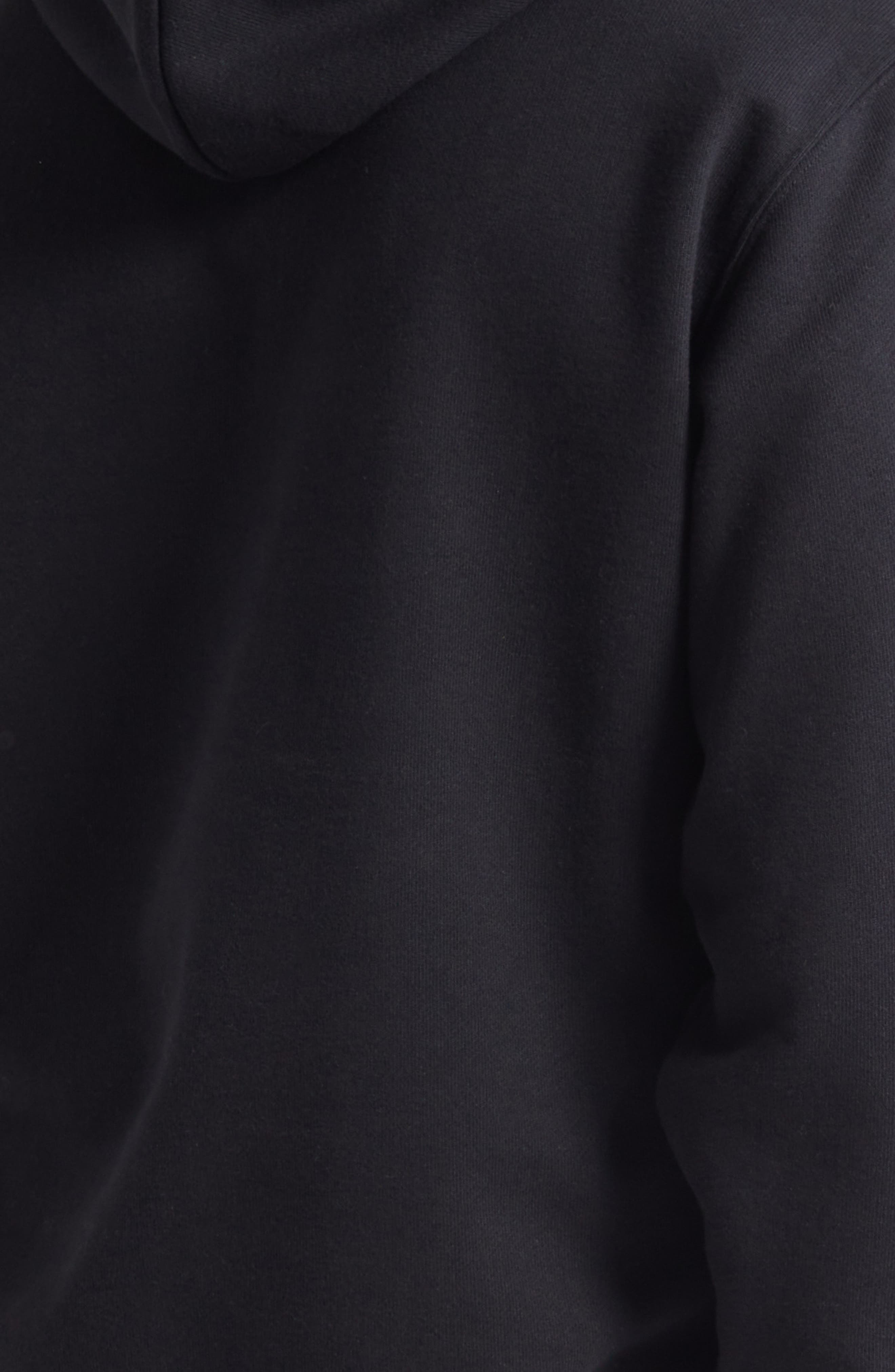 burberry Simon EKD Appliqué Cotton Hoodie in Black at Nordstrom - 6