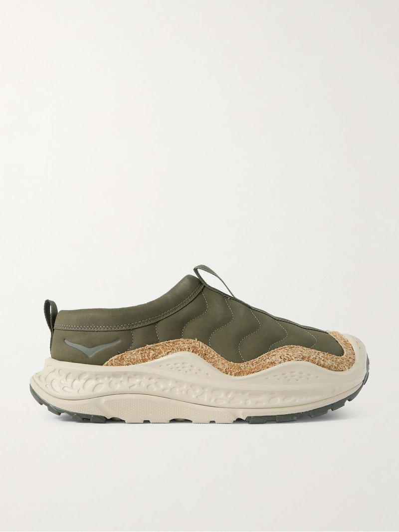 U Ora Primo TP 솔질된 스웨드 Trimmed Nubuck 미끄러짐에 운동화 - 1