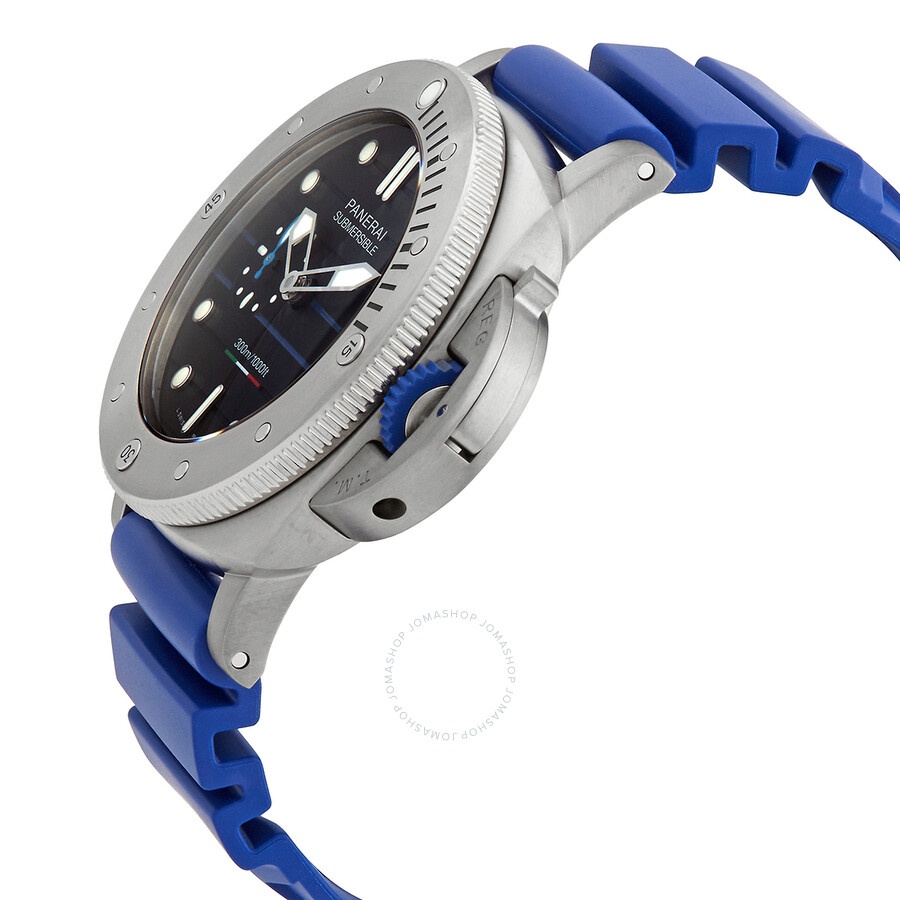 Panerai Submersible Paltrinieri Automatic Black Dial Men's Watch PAM01162 - 2