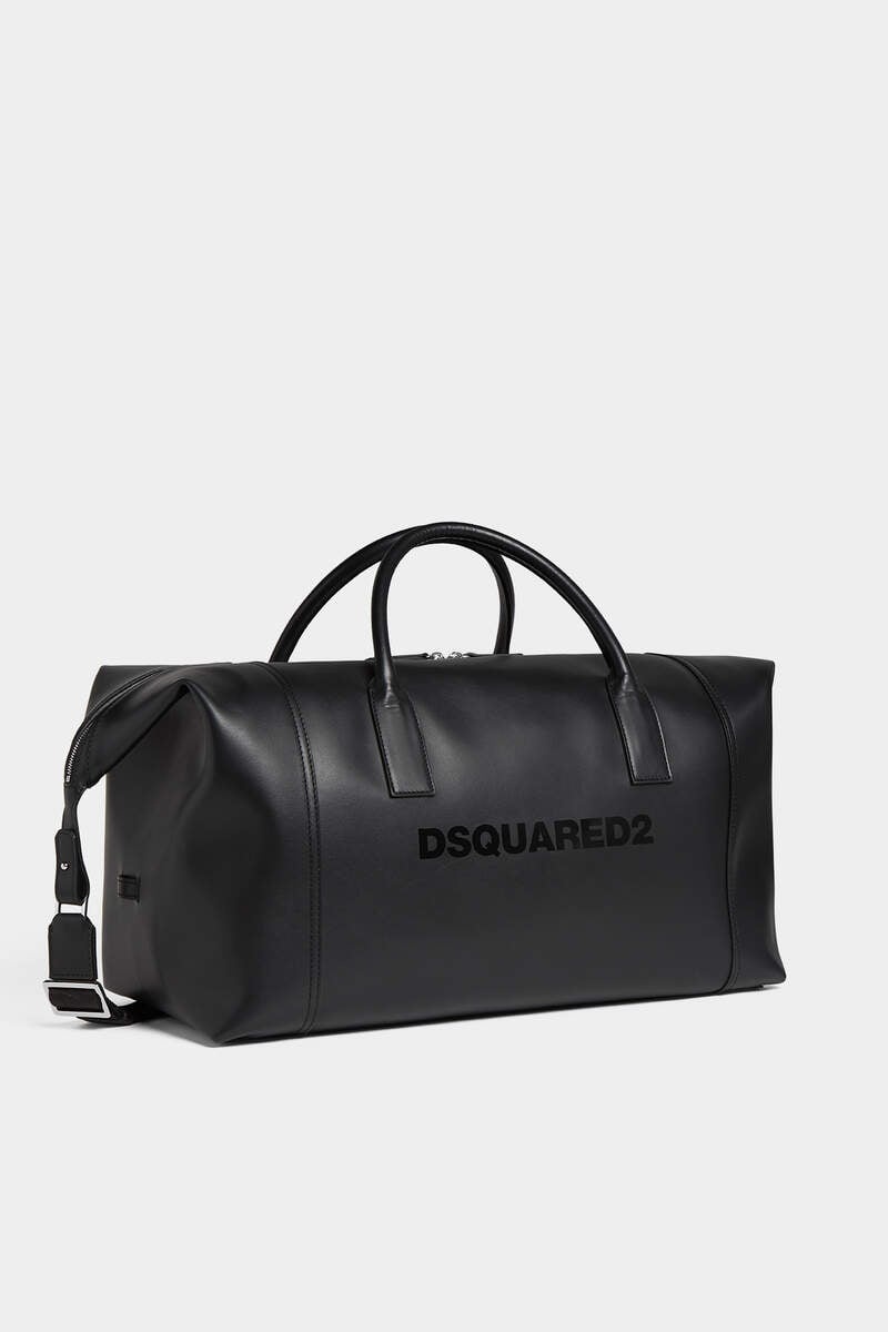 DEEP BLACK DUFFLE BAG - 3