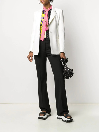 MSGM single breasted blazer outlook