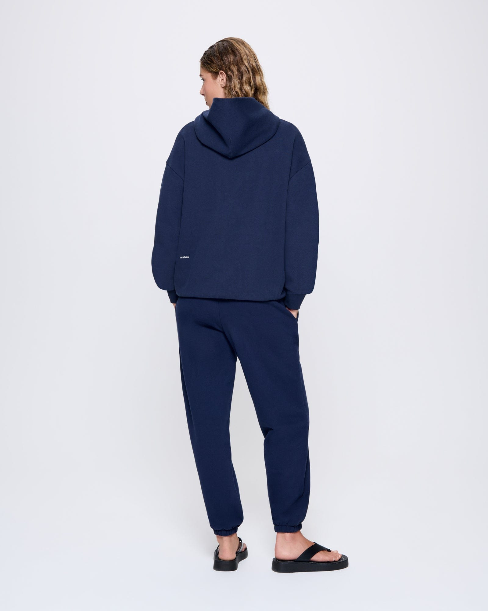 Womens 365 Midweight Hoodie - Navy Blue - 5