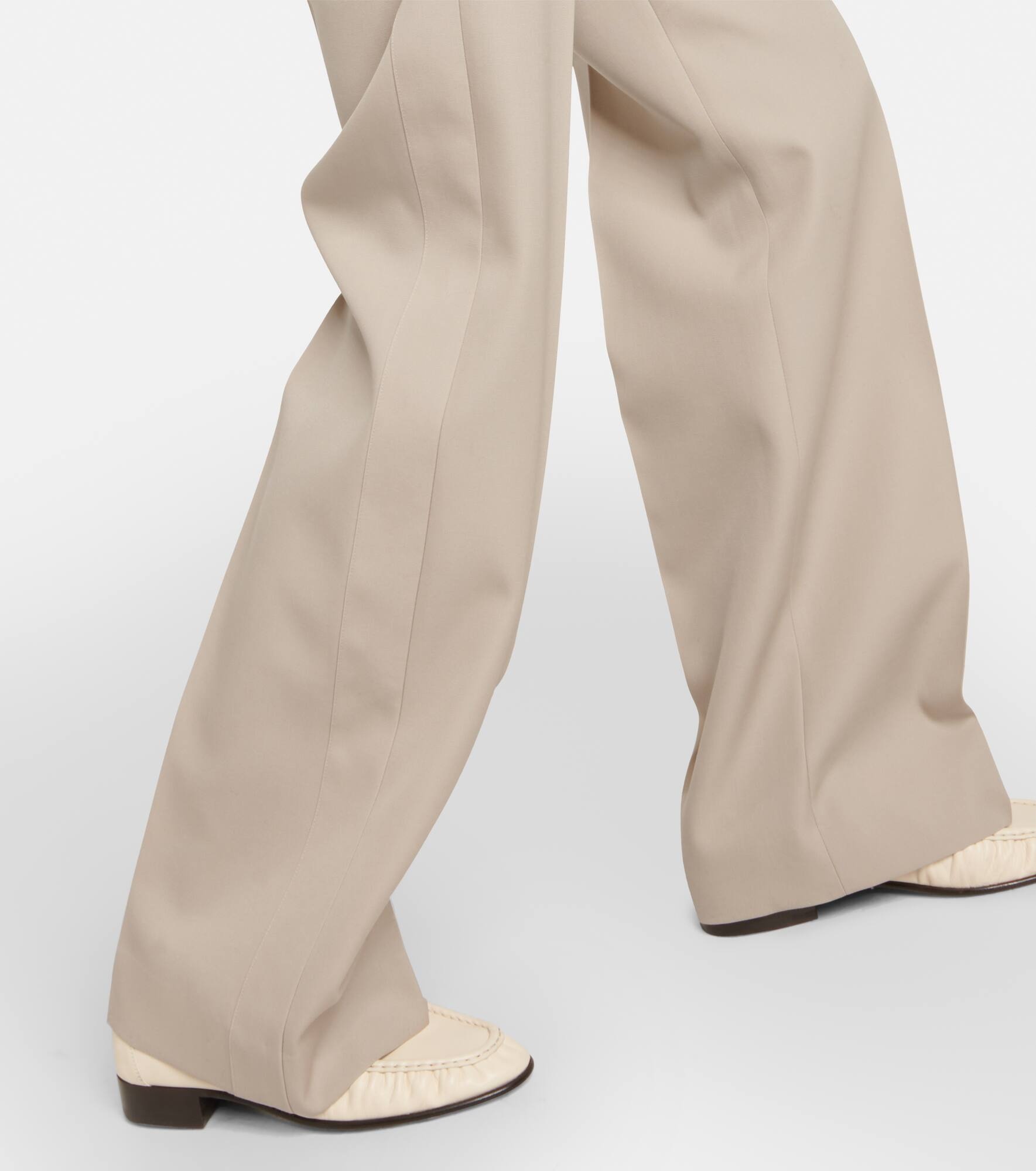 High-rise straight wool pants - 5