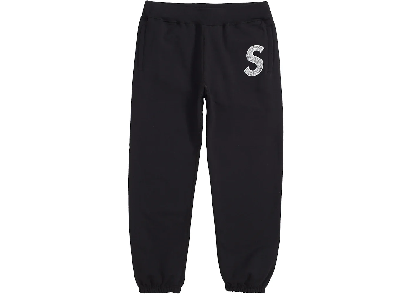 Supreme S Logo Sweatpant Black - 1
