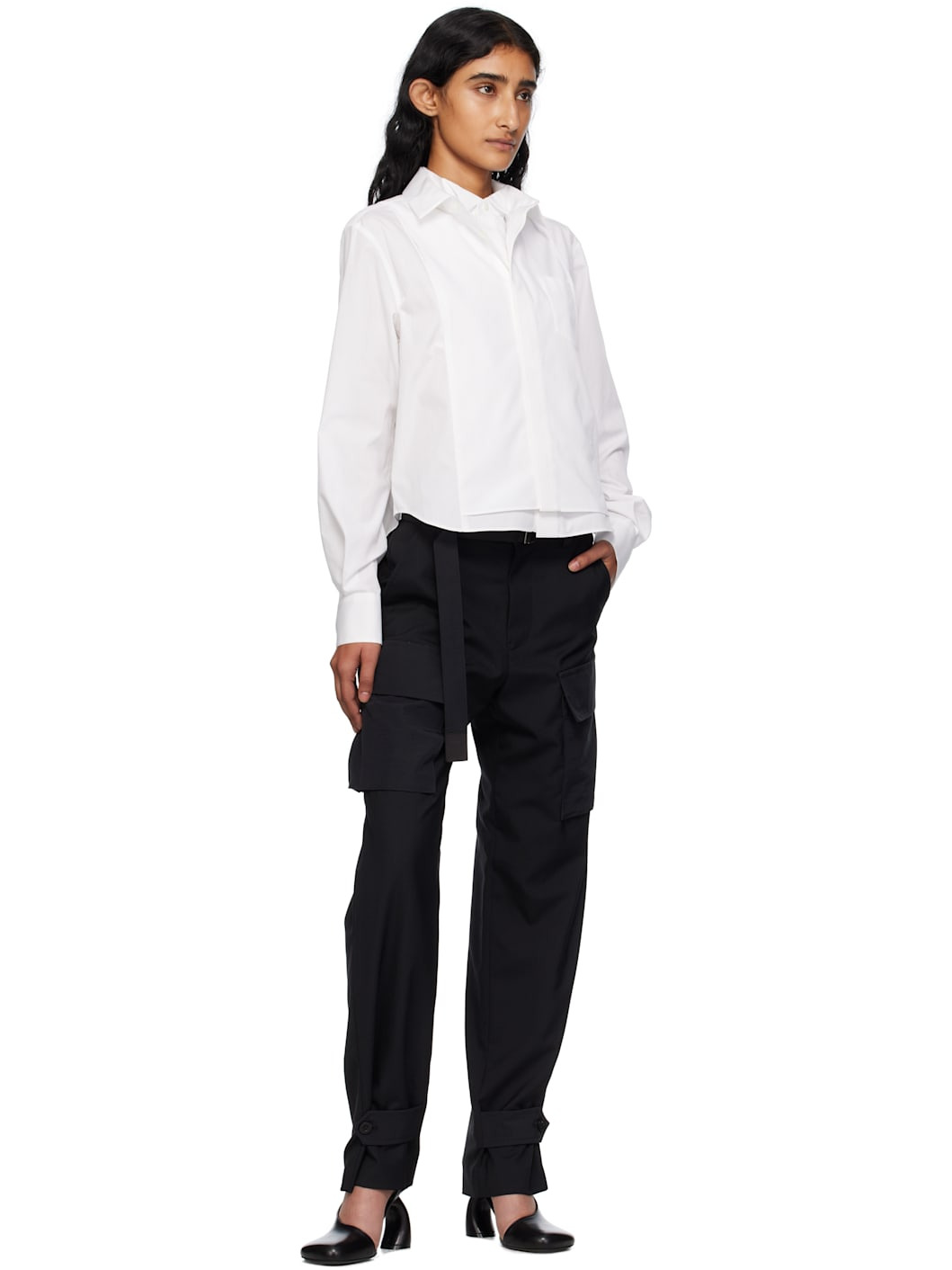 White Poplin Shirt - 4