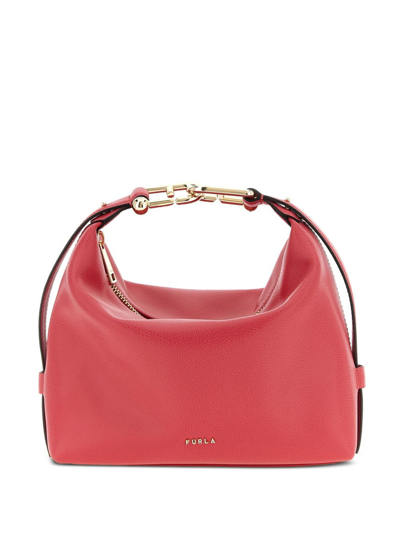 Tonie metal logo chain shoulder bag 1