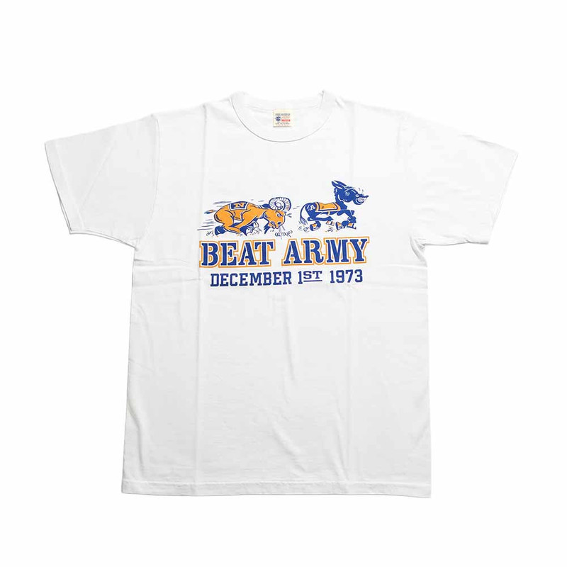 Buzz Rickson's S/S T-SHIRT - BEAT ARMY GO NAVY - BR79702 outlook