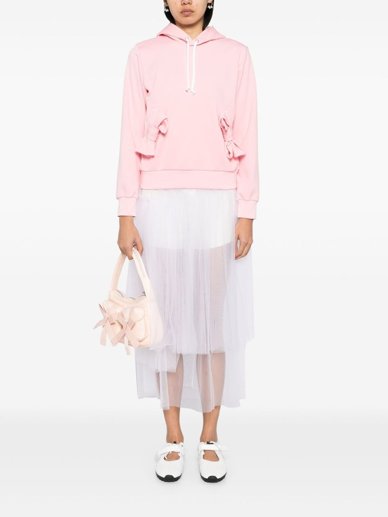 Comme des Garçons GIRL bow hoodie outlook