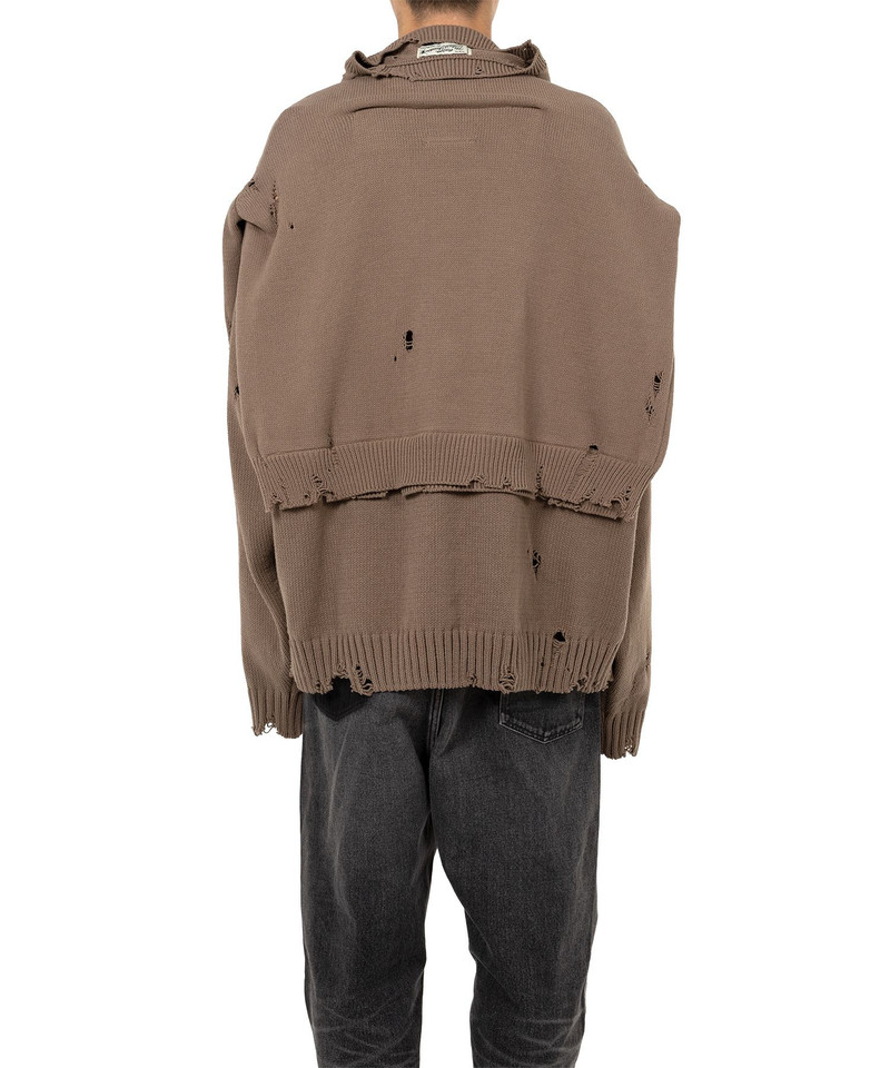 Sleeve Layered Knit Cardigan 17