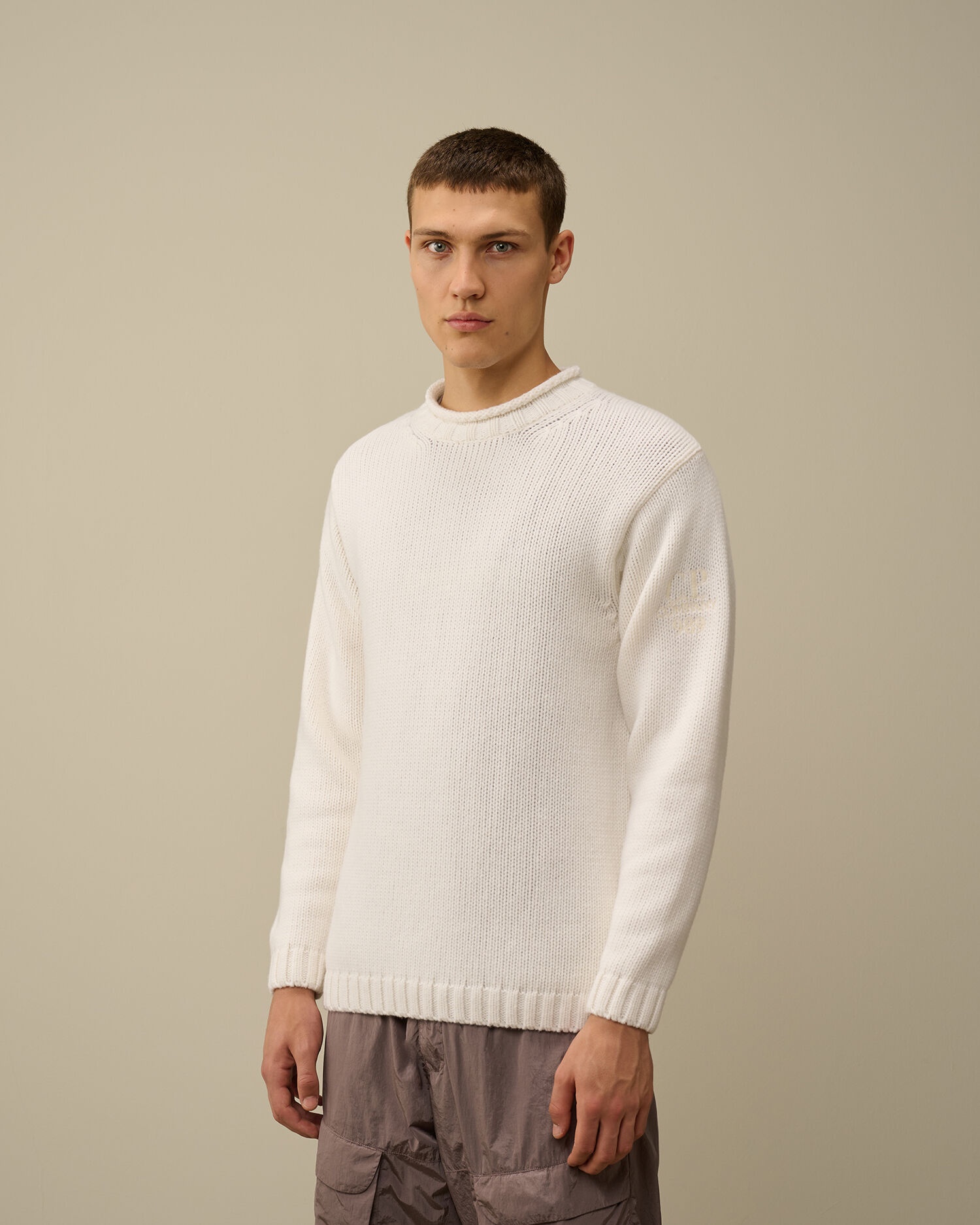 Lambswool GRS Boxy Crew Neck Knit - 2