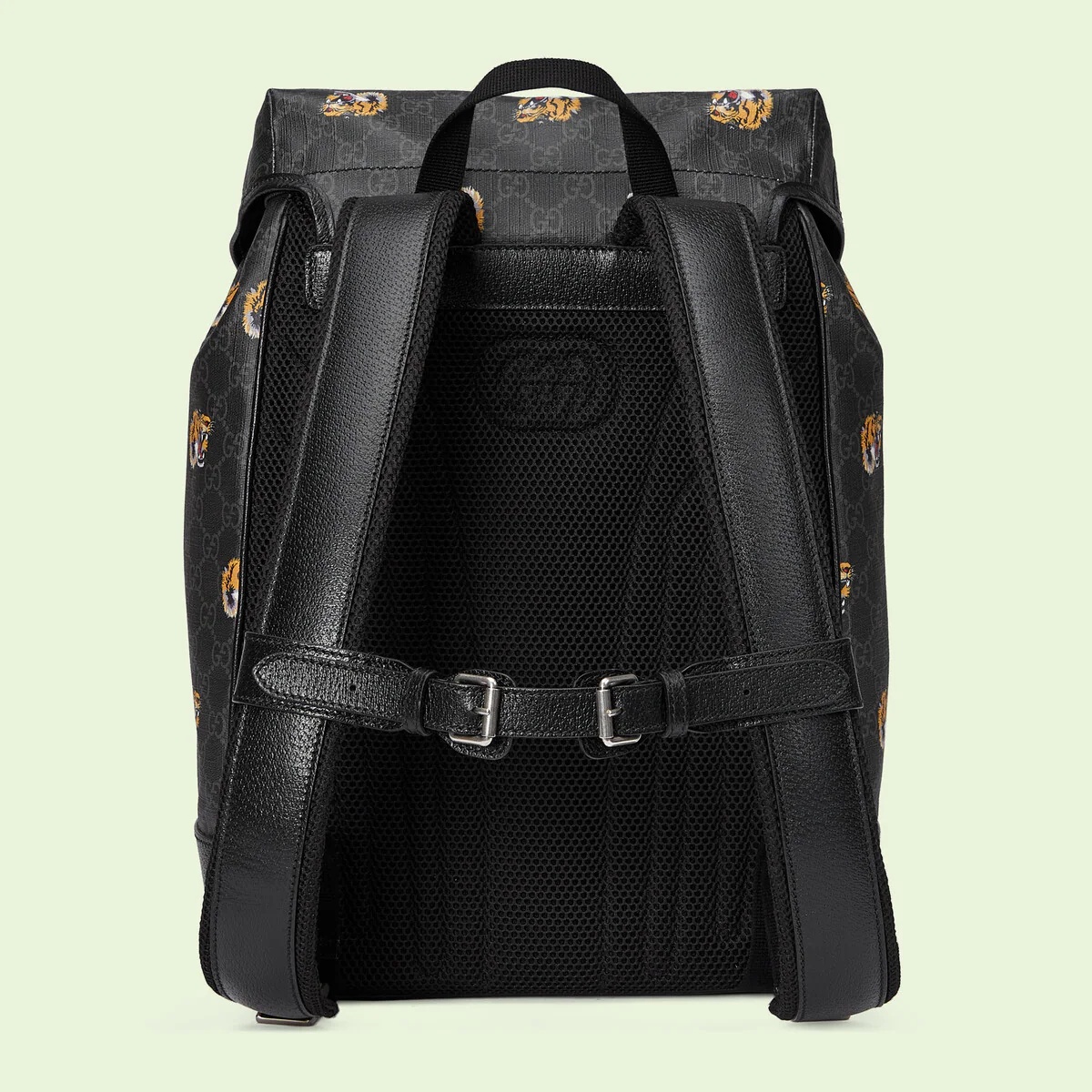 GG medium backpack with tiger print - 5