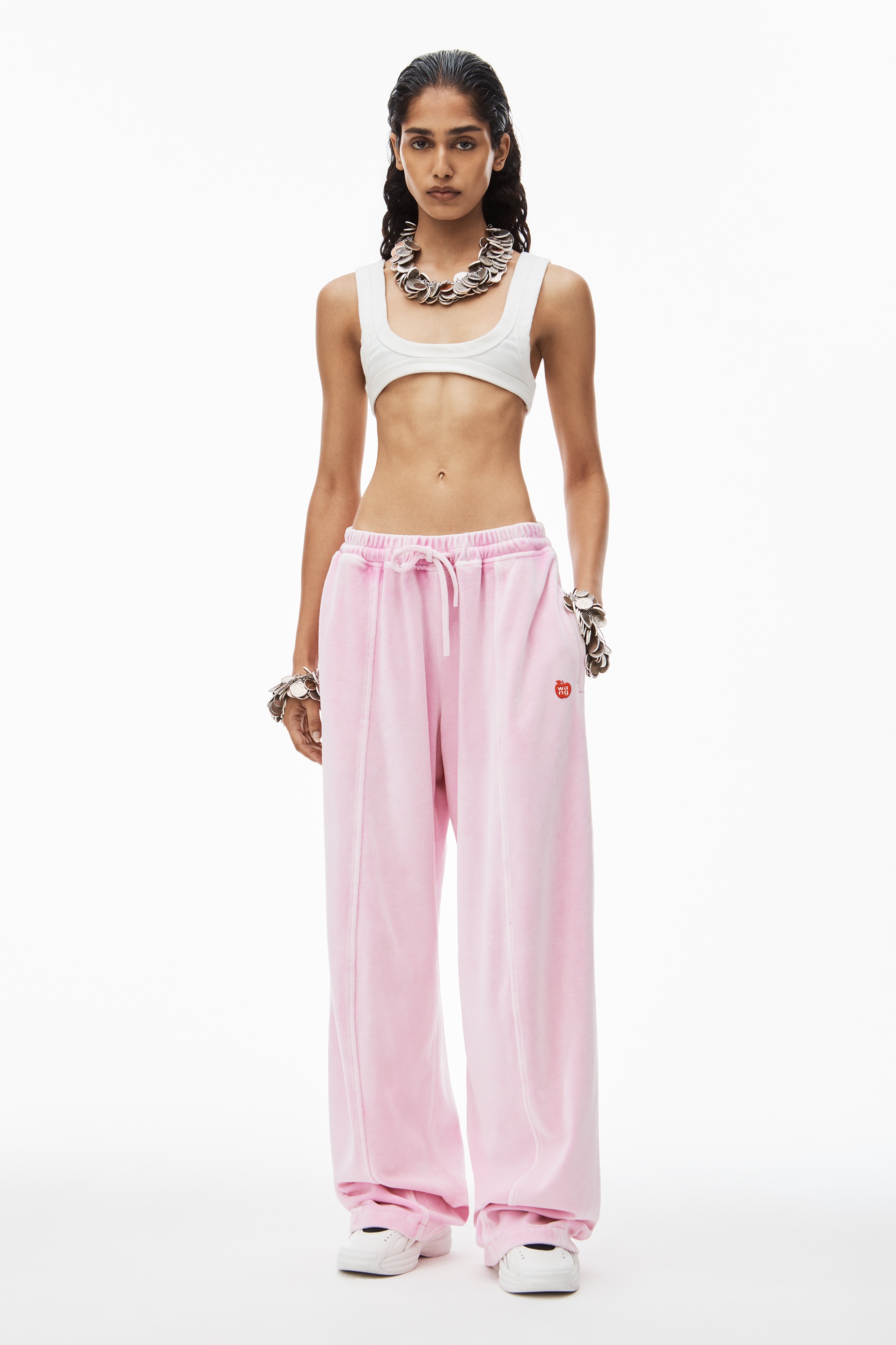 Alexander Wang Velour Track Pants - Farfetch