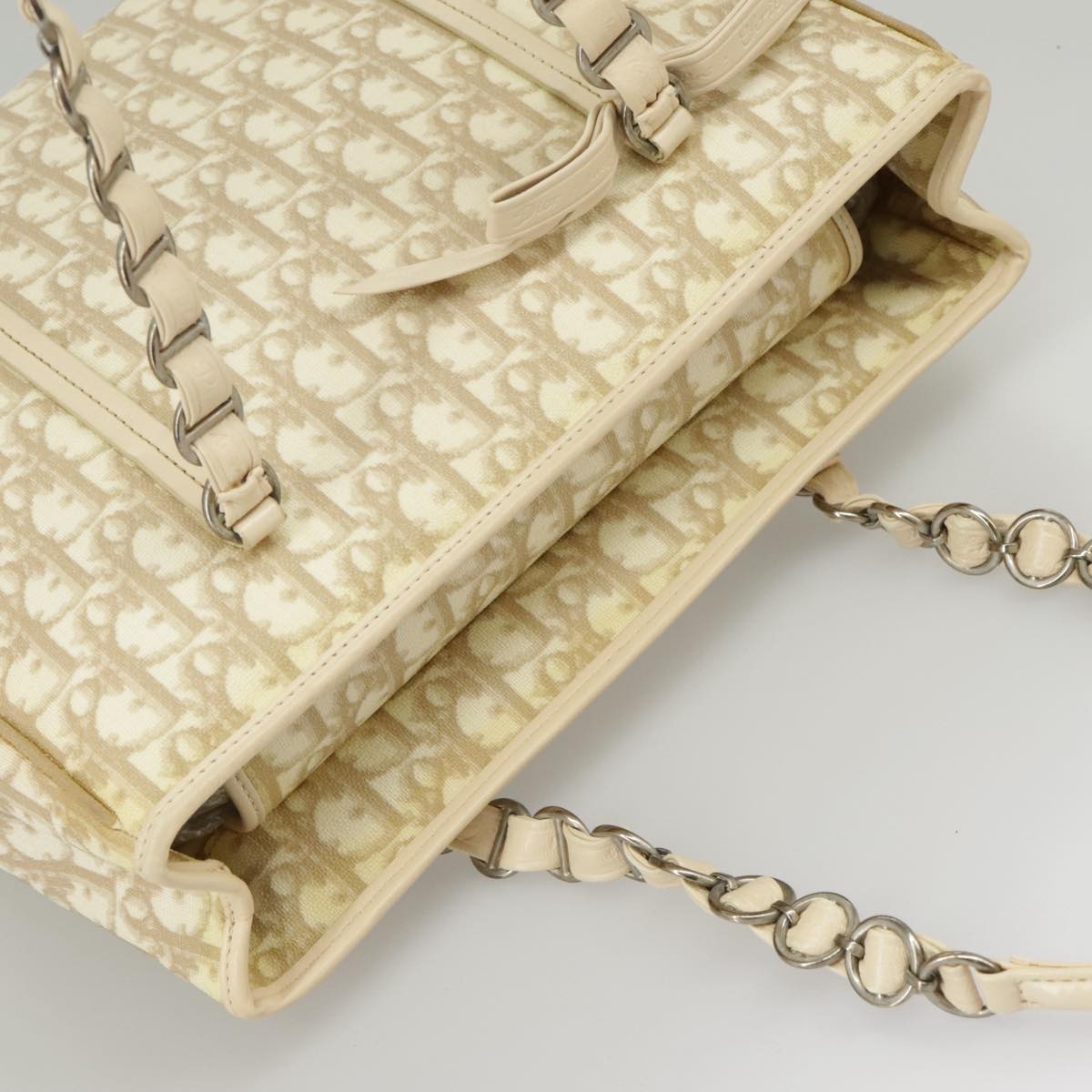 DIOR Trotter Romantic Hand Bag Beige - 6
