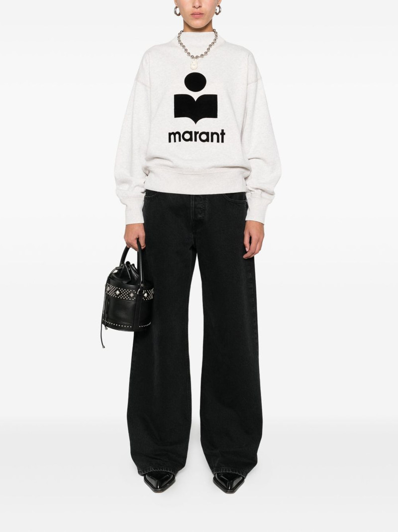 Isabel Marant Étoile logo-print sweater outlook