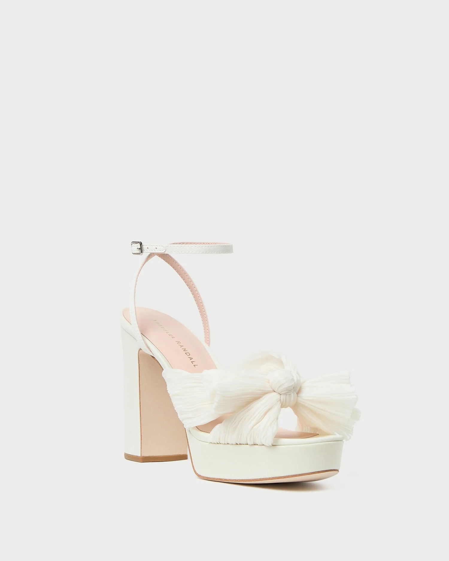 Natalia Pearl Platform Bow Heel - 1