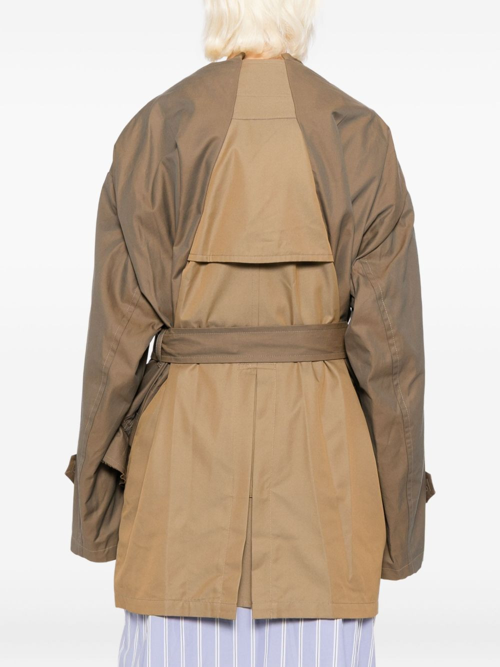 Upside Down trench coat - 4