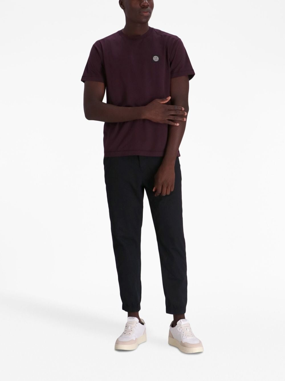 Compass-motif cotton T-shirt - 2