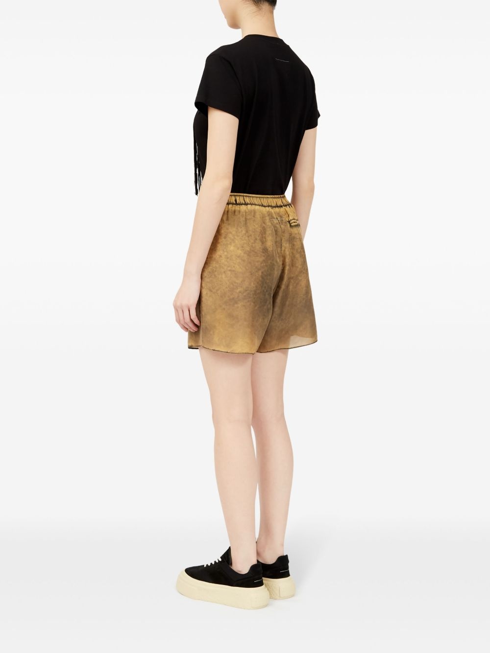 distressed-finish shorts - 5