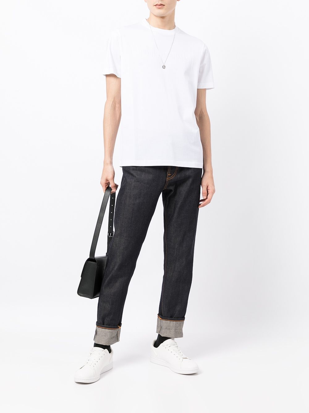 crew-neck cotton T-shirt - 2