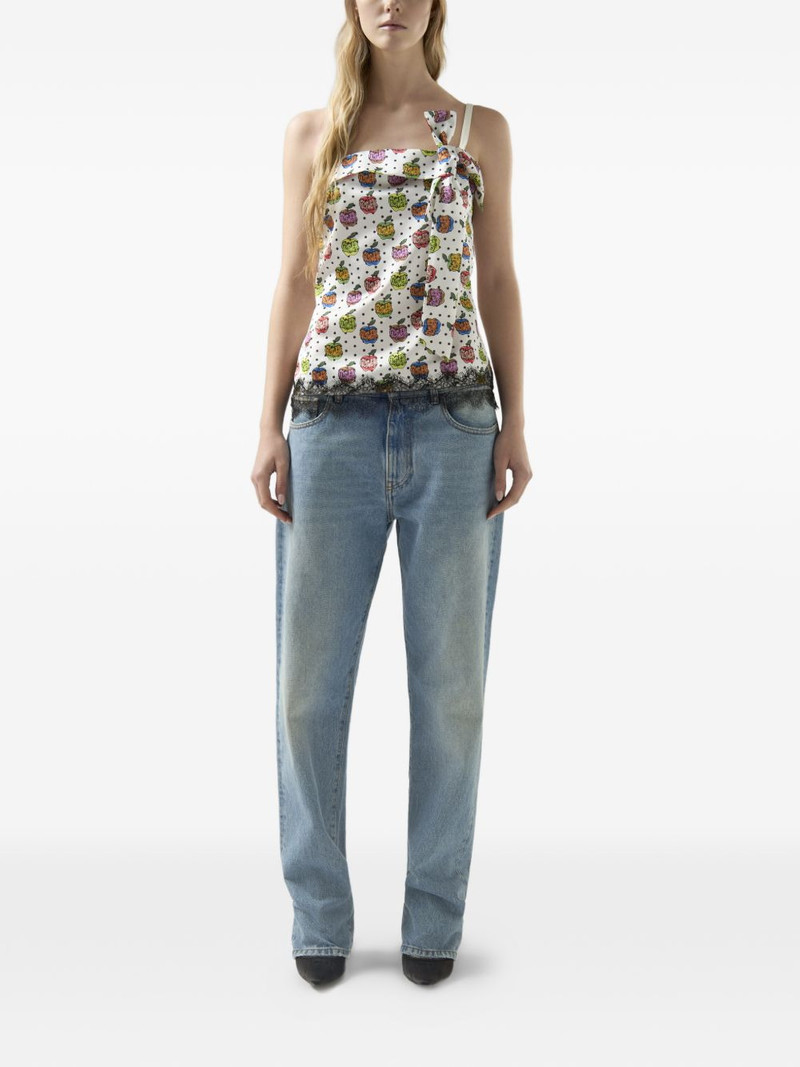 GCDS Apple-print bandeau top outlook