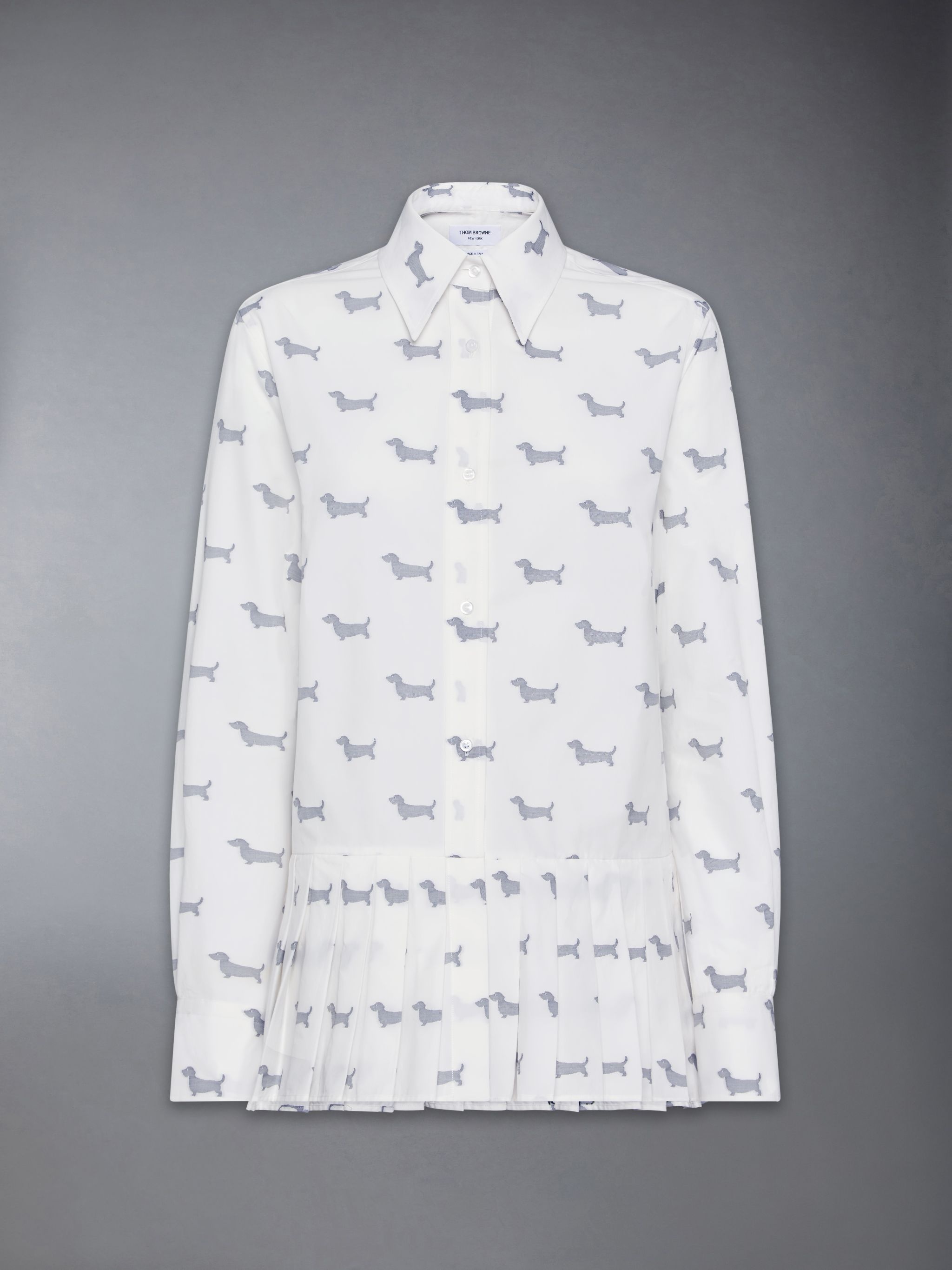 Jacquard Pleated Shirt - 6