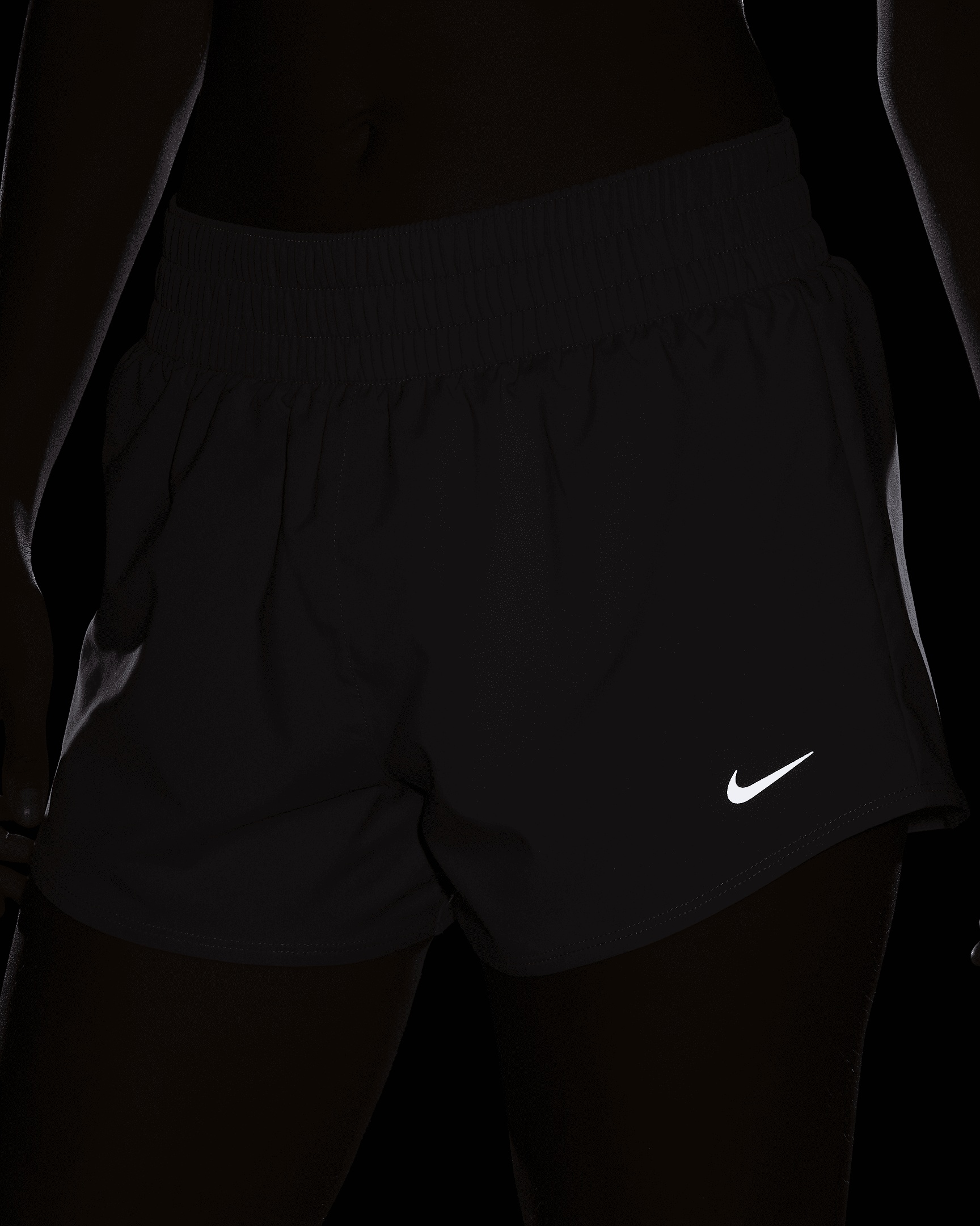 Nike One Women's Dri-FIT Mid-Rise 3" Brief-Lined Shorts - 8