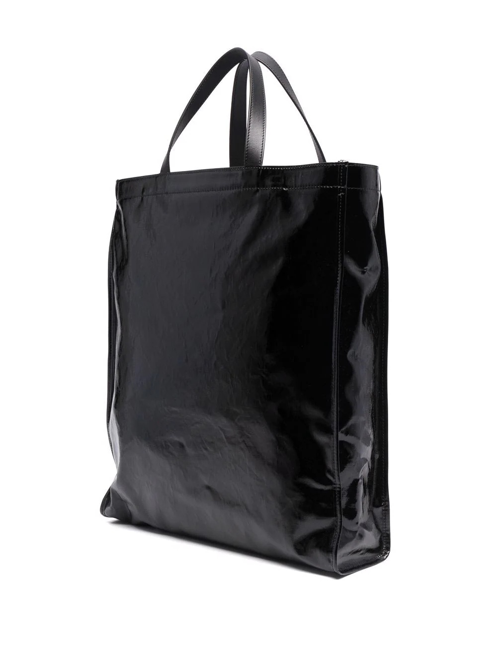 high-shine tote bag - 3