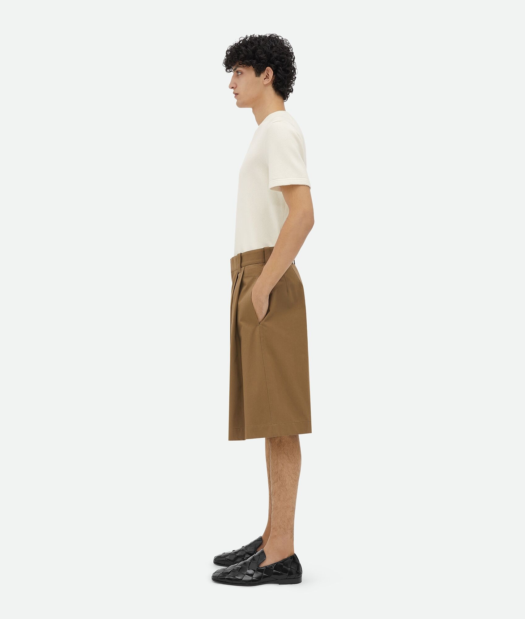 Cotton Gabardine Shorts - 2