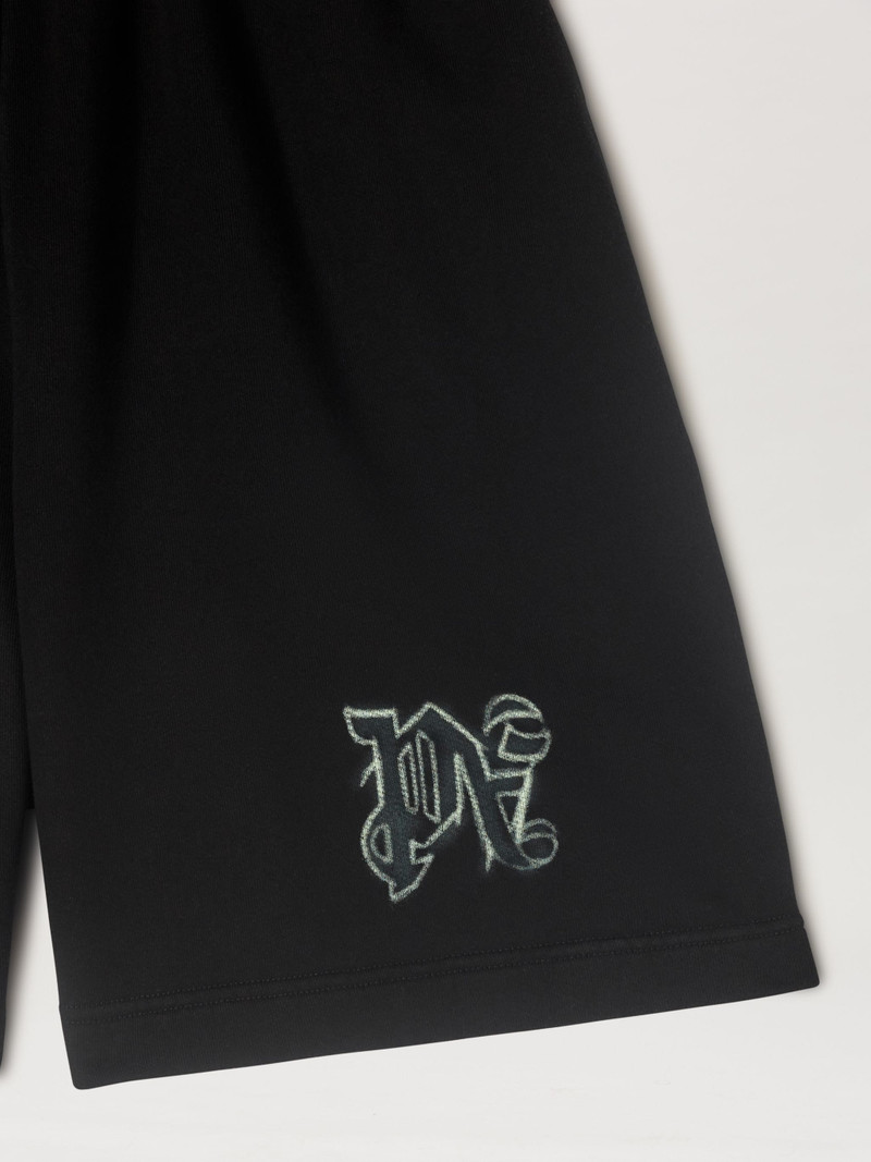 Spray Monogram Sweatshorts 3