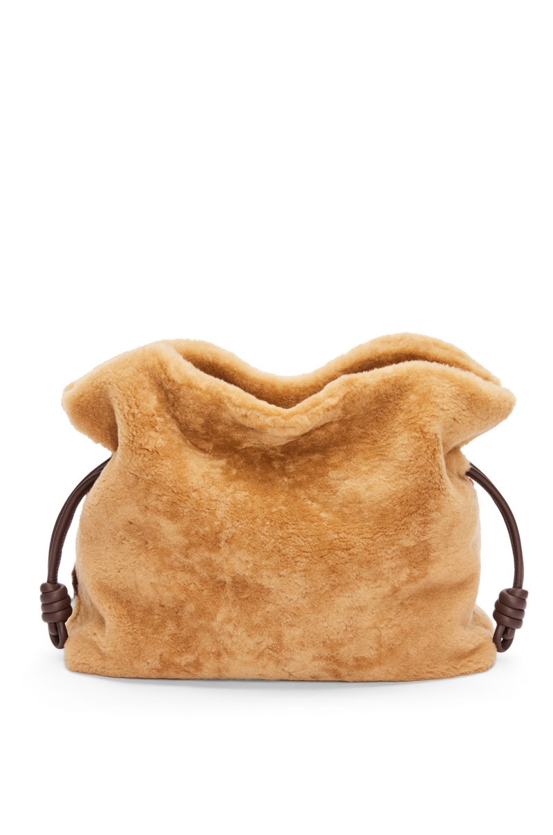 XL Flamenco clutch octopus in shearling 5