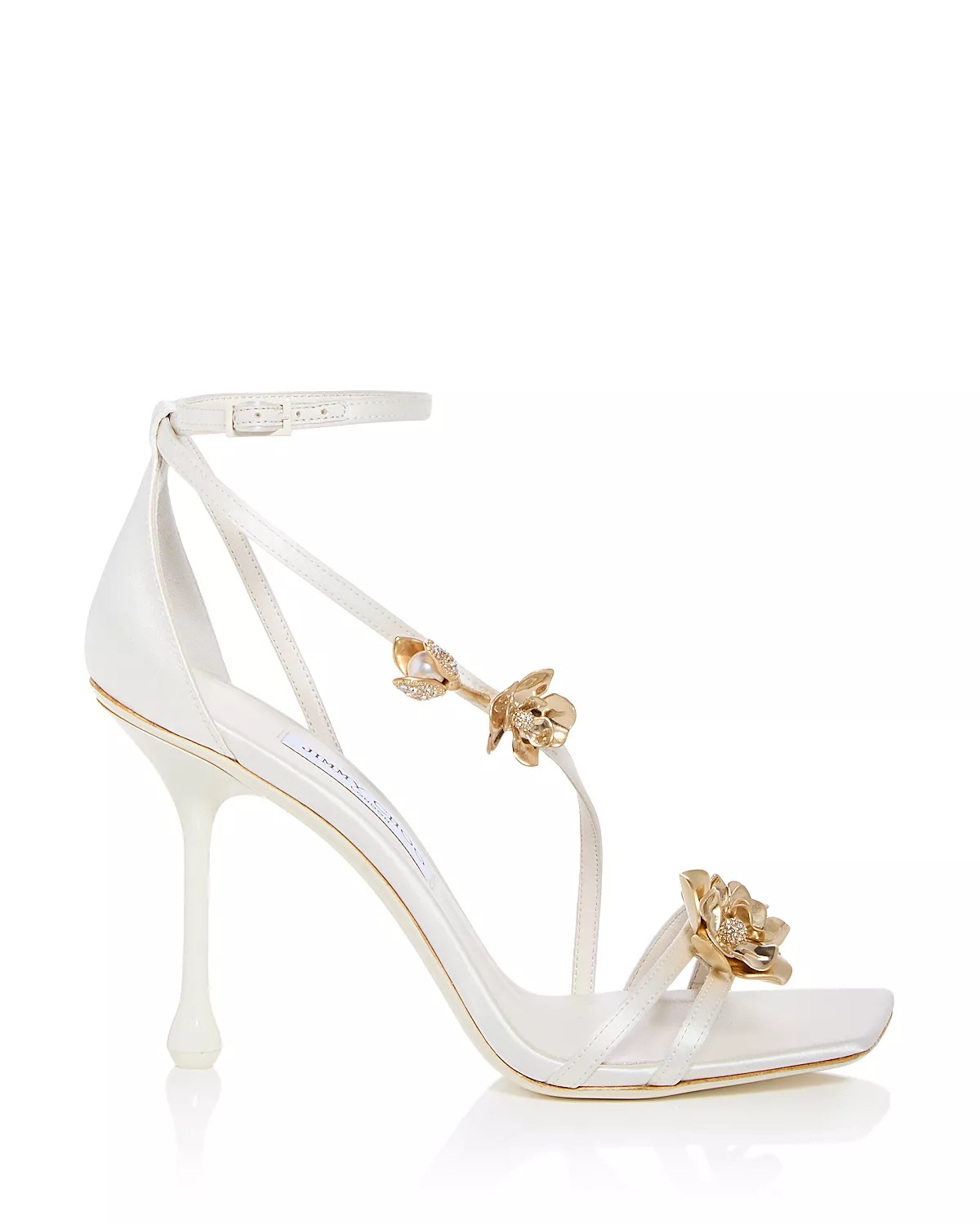 Women's Zea 95 Flower Jewel Satin Sandals - 2