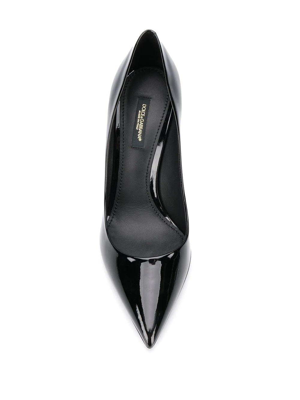 Cardinale polished leather pumps - 4